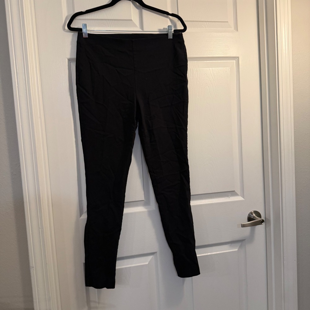 Michael Kors‎ Slim Fit Pants Black Large Minimalist Work Office Professional